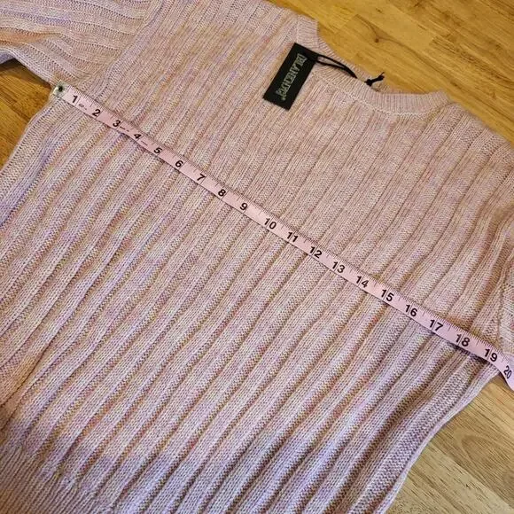 Blank NYC Heather Ribbed Crewneck Sweater XS - Picture 6 of 7